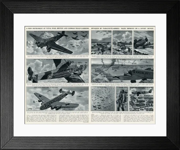 Framed Print : New instrument of total war by G. H. Davis Framed Print : New instrument of total war by G. H. Davis