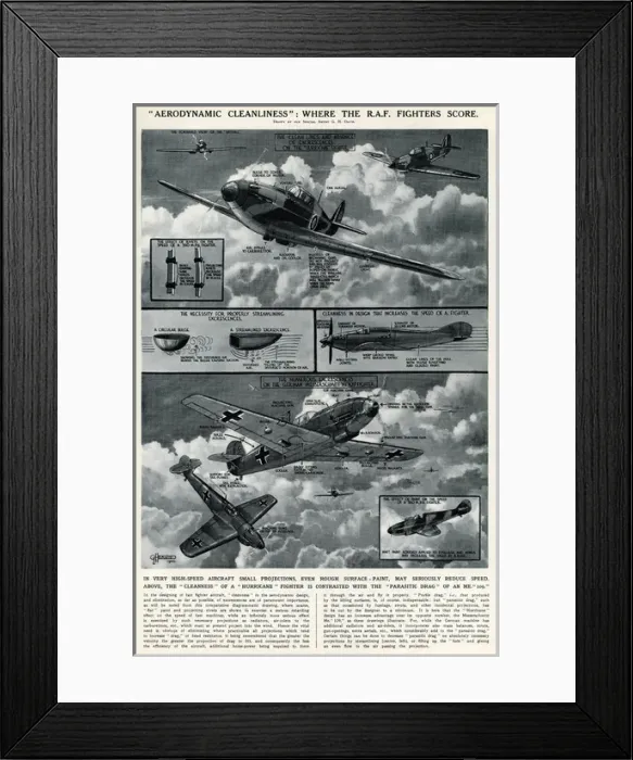 Framed Print : Where the RAF fighters score by G. H. Davis Framed Print : Where the RAF fighters score by G. H. Davis