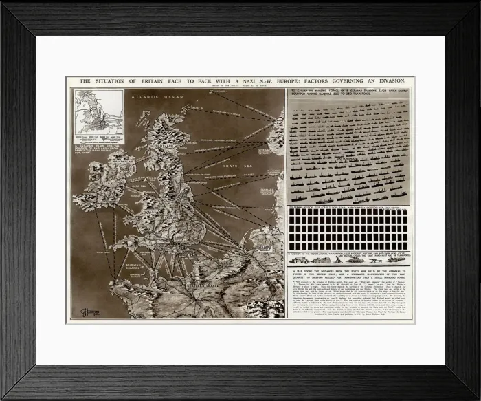 Framed Print : Factors governing an invasion by G. H. Davis Framed Print : Factors governing an invasion by G. H. Davis