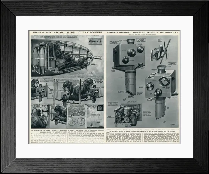 Framed Print : German Lotfe 7B bomb sight by G. H. Davis Framed Print : German Lotfe 7B bomb sight by G. H. Davis