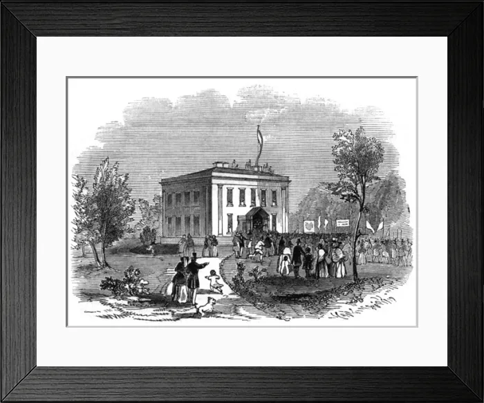 Framed Print : The opening of the Queens Park, Manchester, 1846 Framed Print : The opening of the Queens Park, Manchester, 1846