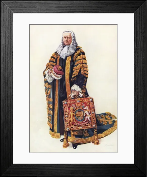 Framed Print : Lord Chancellor Viscount Hailsham Framed Print : Lord Chancellor Viscount Hailsham