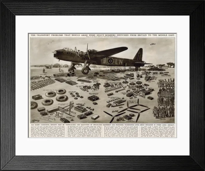 Framed Print : Allocation of heavy bombers by G. H. Davis Framed Print : Allocation of heavy bombers by G. H. Davis
