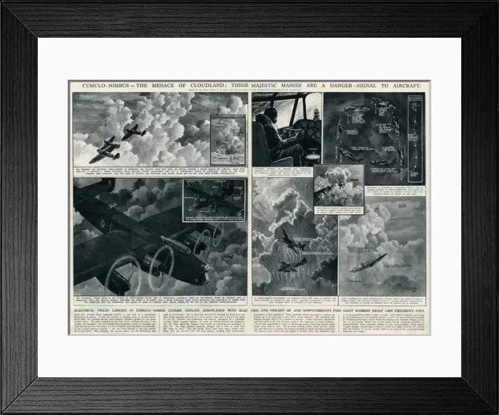 Framed Print : Menace of Cloudland by G. H. Davis Framed Print : Menace of Cloudland by G. H. Davis