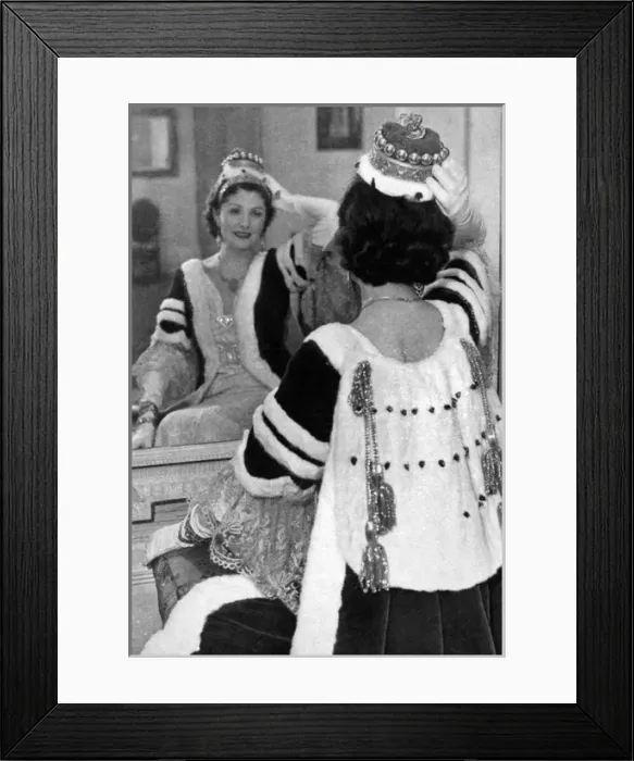 Framed Print : Robes of a Viscountess for the Coronation, 1937 Framed Print : Robes of a Viscountess for the Coronation, 1937
