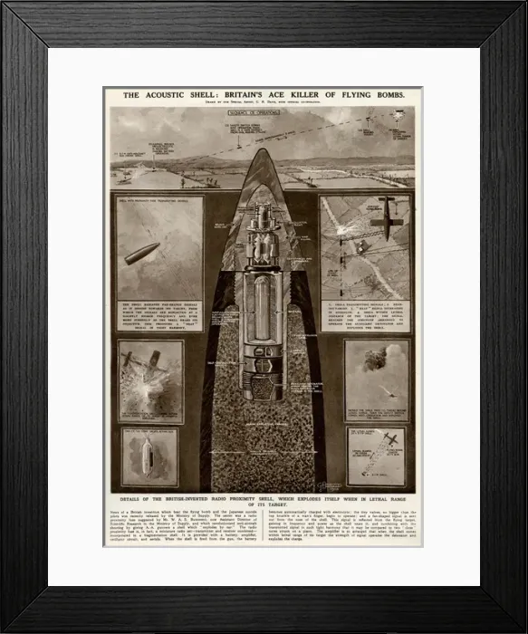 Framed Print : Britains acoustic shell by G. H. Davis Framed Print : Britains acoustic shell by G. H. Davis