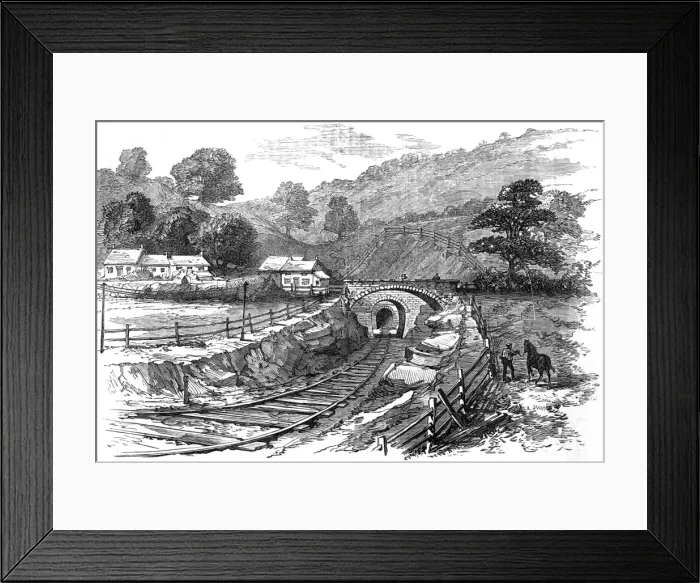 Framed Print : Wye Valley Railway