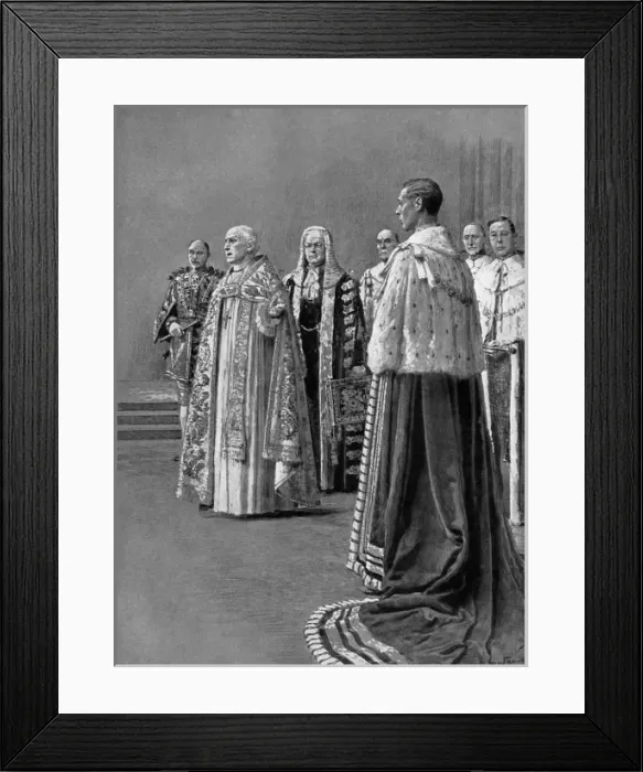 Framed Print : The Recognition, Coronation 1937 Framed Print : The Recognition, Coronation 1937