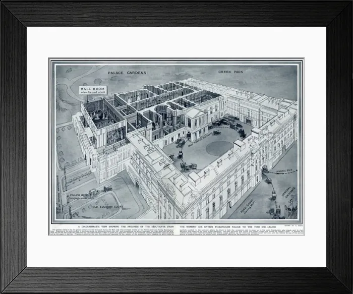 Framed Print : Kings Fifth Court at Buckingham Palace, London Framed Print : Kings Fifth Court at Buckingham Palace, London
