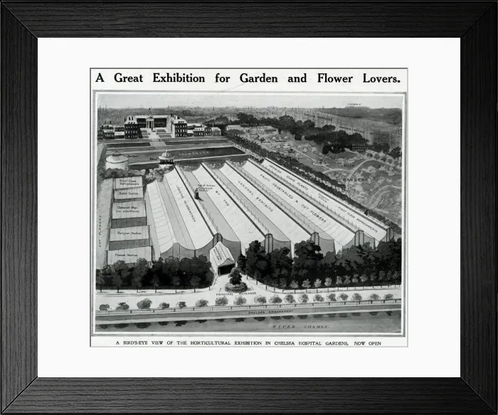 Framed Print : Exhibition for garden and flower lovers