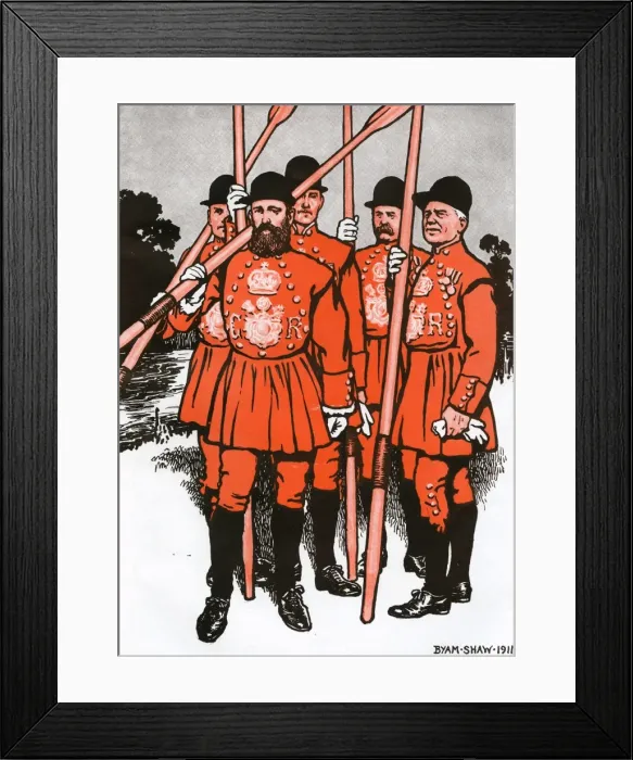 Framed Print : The Kings Watermen by Byam Shaw