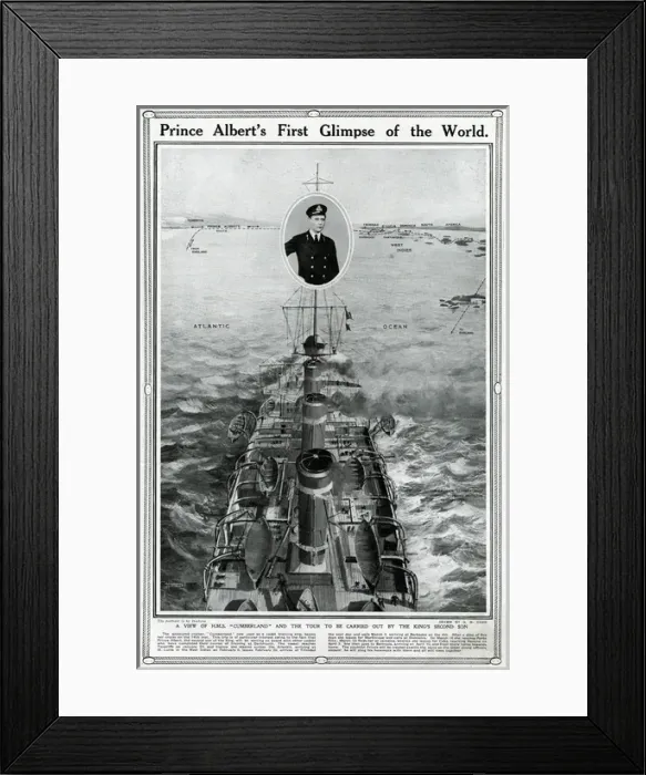 Framed Print : Prince Albert and HMS Cumberland by G. H. Davis