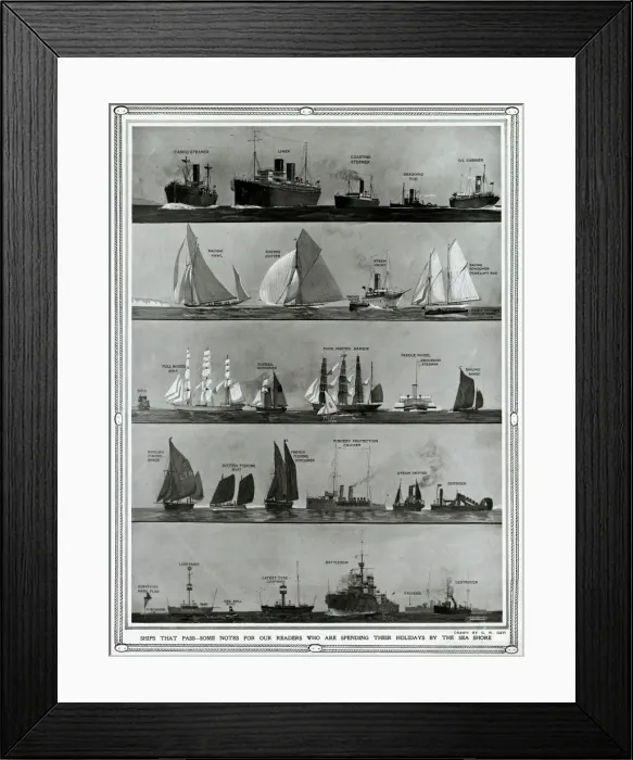 Framed Print : Ships that pass by G. H. Davis Framed Print : Ships that pass by G. H. Davis