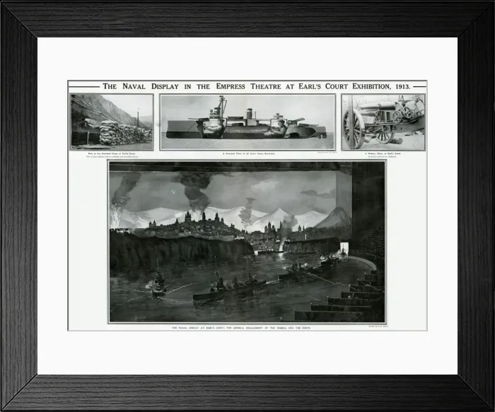 Framed Print : Naval display at Earls Court by G. H. Davis