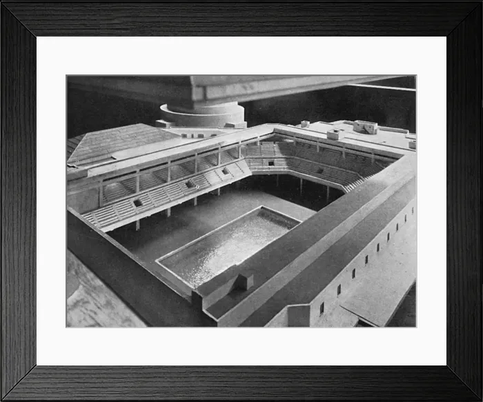 Framed Print : Earls Court takes shape - architects model Framed Print : Earls Court takes shape - architects model