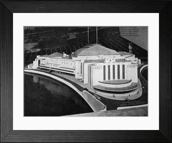Framed Print : Earls Court takes shape - architects model Framed Print : Earls Court takes shape - architects model