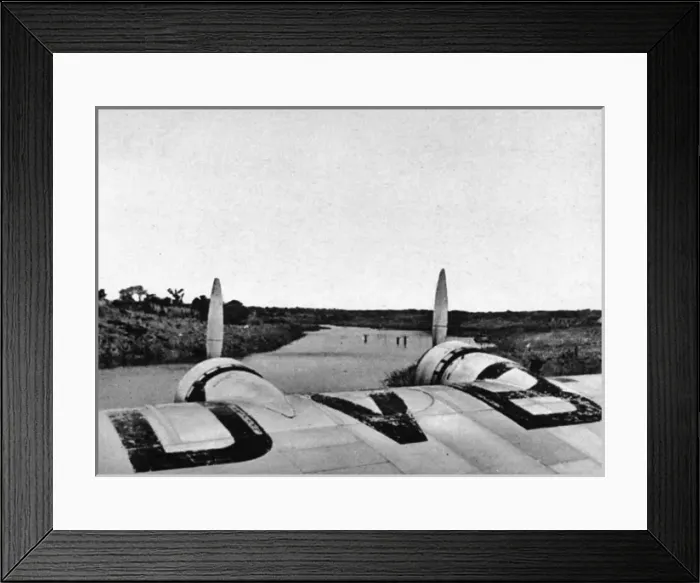 Framed Print : Flying Boat in River Dangu Framed Print : Flying Boat in River Dangu