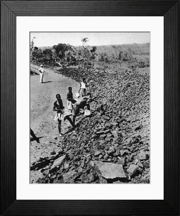 Framed Print : River Dangu dam construction Framed Print : River Dangu dam construction