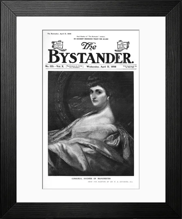 Framed Print : Consuelo, Duchess of Manchester Framed Print : Consuelo, Duchess of Manchester