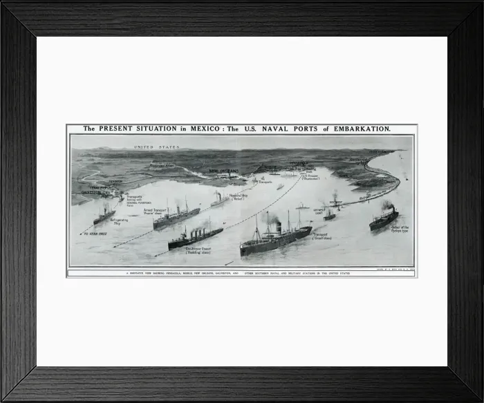 Framed Print : Present situation in Mexico Framed Print : Present situation in Mexico