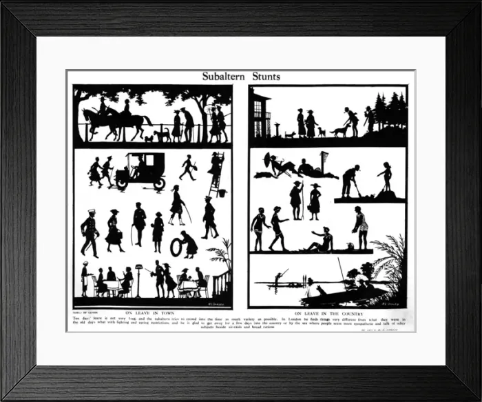 Framed Print : Subaltern stunts by H. L. Oakley Framed Print : Subaltern stunts by H. L. Oakley
