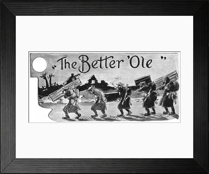 Framed Print : The Better Ole at the Oxford Theatre in 1917 Framed Print : The Better Ole at the Oxford Theatre in 1917