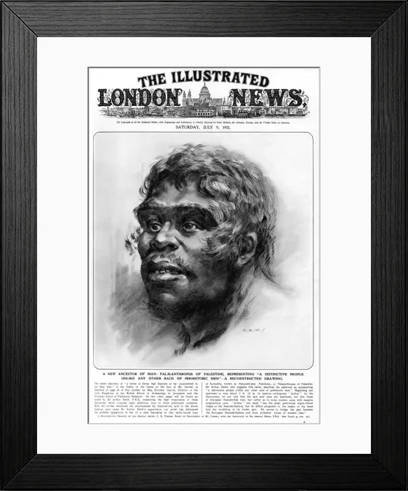 Framed Print : Palaeanthropus of Palestine