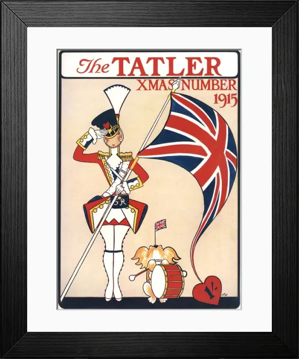 Framed Print : Tatler front cover, Christmas number 1915 Framed Print : Tatler front cover, Christmas number 1915