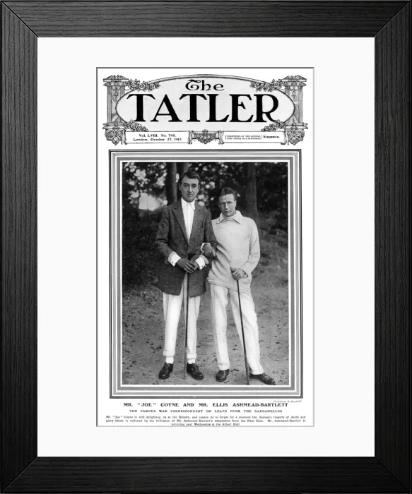 Framed Print : Joe Coyne & Ellis Ashmead-Barlett
