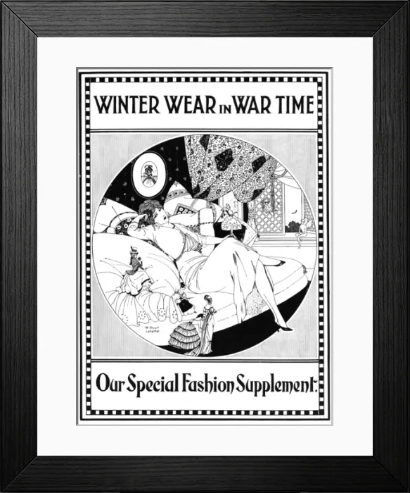 Framed Print : Winter Wear in War Time 1915 Framed Print : Winter Wear in War Time 1915