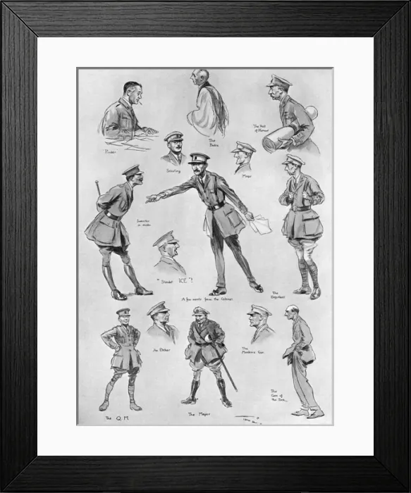 Framed Print : Our Artist with the Artists Framed Print : Our Artist with the Artists