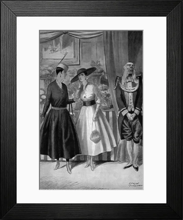 Framed Print : Our Superior Inferiors - an upper class lady charity worker Framed Print : Our Superior Inferiors - an upper class lady charity worker