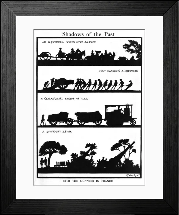 Framed Print : Shadows of the Past by H. L. Oakley