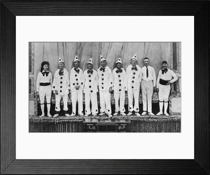 Framed Print : The Merry Mummers, World War One entertainment troupe Framed Print : The Merry Mummers, World War One entertainment troupe