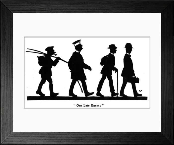 Framed Print : Our Late Enemy by H. L. Oakley Framed Print : Our Late Enemy by H. L. Oakley