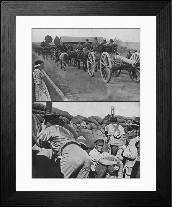 Framed Print : A Australian trench at the Dardanelles