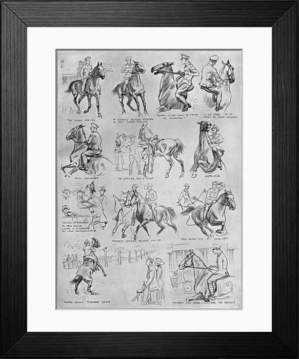 Framed Print : The Tale of the Stubborn Mount by J. H. Dowd Framed Print : The Tale of the Stubborn Mount by J. H. Dowd