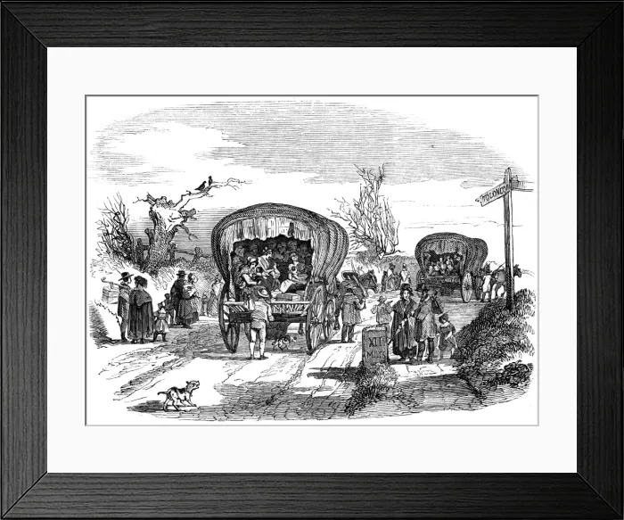 Framed Print : Emigrants Farewell Framed Print : Emigrants Farewell