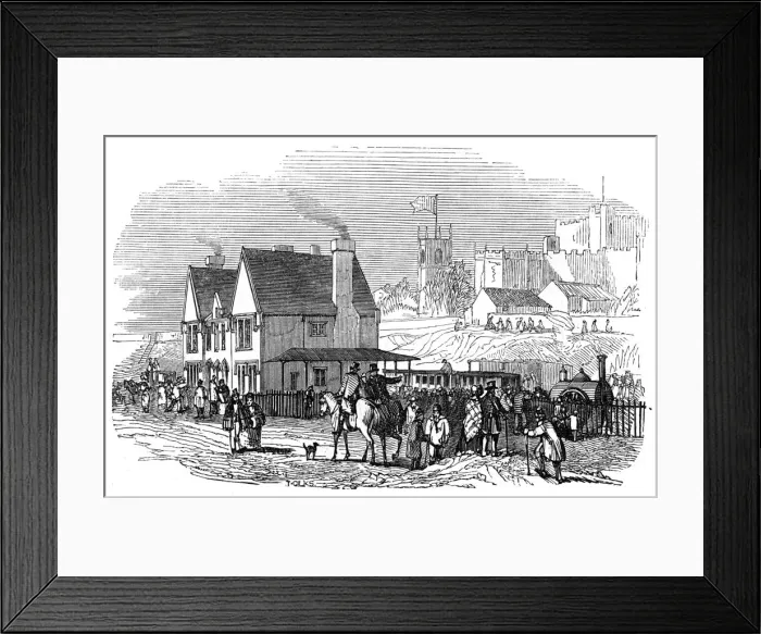 Framed Print : Lancaster Castle Station Framed Print : Lancaster Castle Station