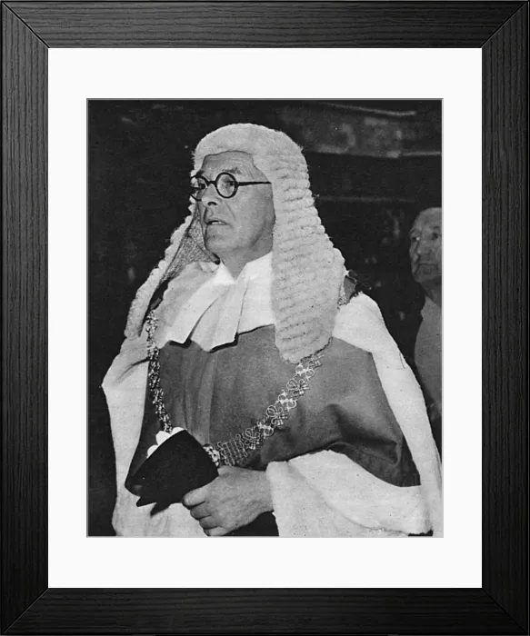 Framed Print : Lord Parker of Waddington (1900 - 1972)