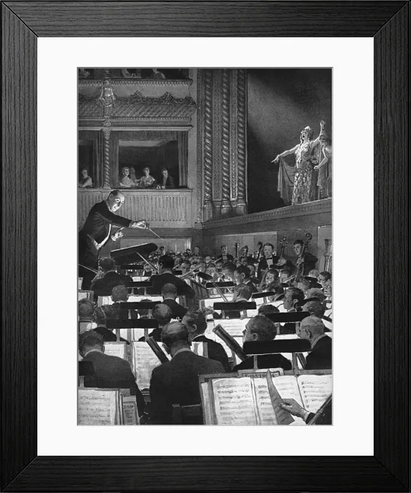 Framed Print : A night at Covent Garden Opera House, 1925 Framed Print : A night at Covent Garden Opera House, 1925