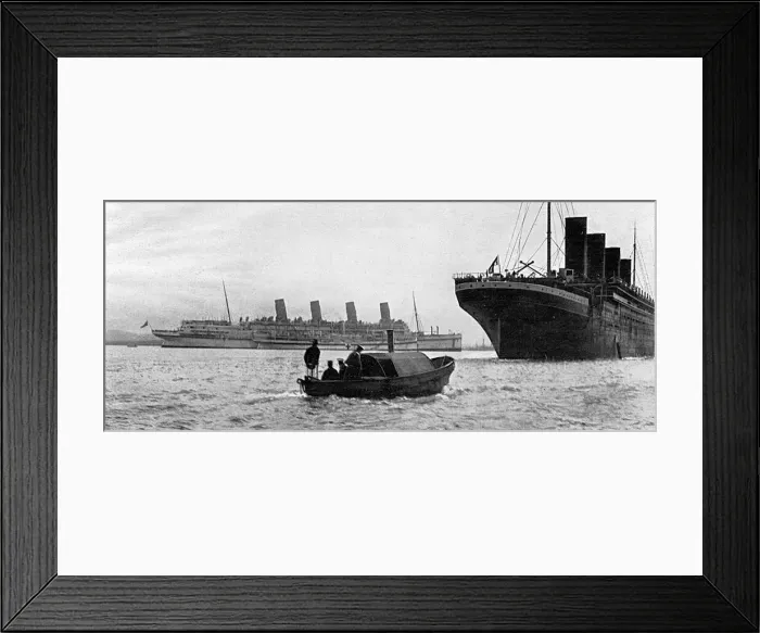 Framed Print : Great liners on hospital duty, WW1 Framed Print : Great liners on hospital duty, WW1