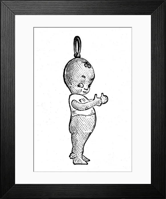 Framed Print : Fums Up lucky mascot, WW1 Framed Print : Fums Up lucky mascot, WW1