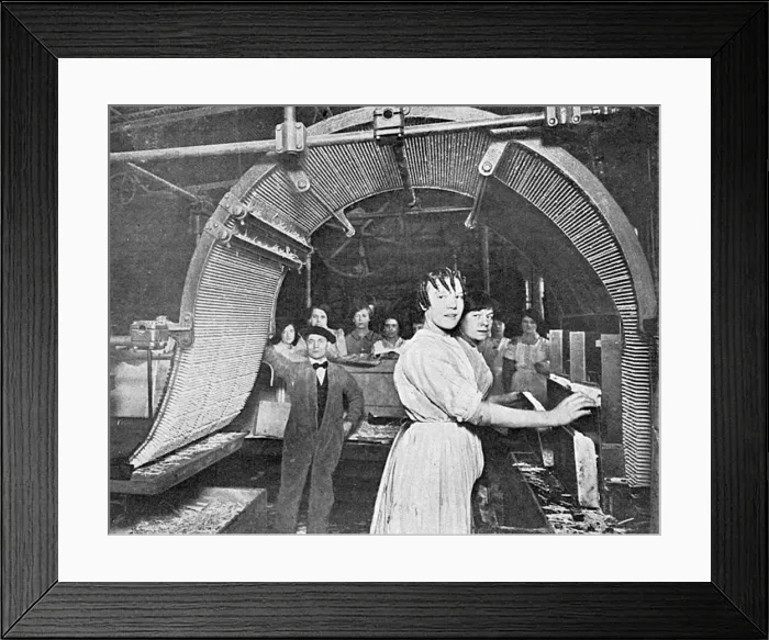 Framed Print : Bryant and May Match Factory