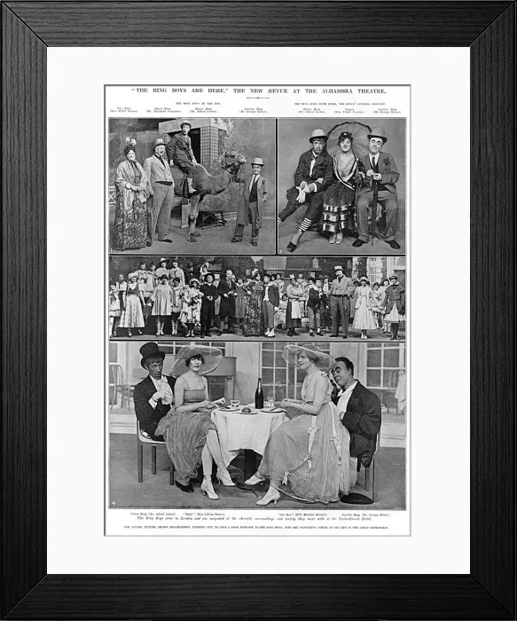 Framed Print : The Bing Boys are Here, 1916 Framed Print : The Bing Boys are Here, 1916