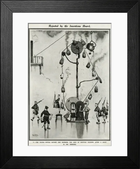 Framed Print : Water-bottle rotary by W H Robinson Framed Print : Water-bottle rotary by W H Robinson