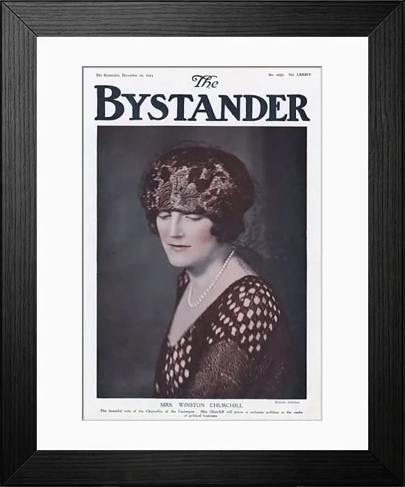 Framed Print : Clementine Churchill, 1924