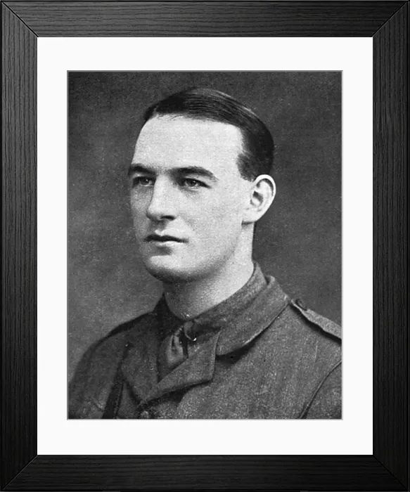 Framed Print : Lieutenant E. G. Loudoun-Shand, rugby international, WW1 Framed Print : Lieutenant E. G. Loudoun-Shand, rugby international, WW1