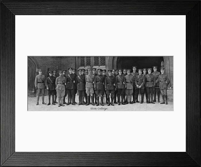 Framed Print : Officers Training Corps, Eton College, WW1 Framed Print : Officers Training Corps, Eton College, WW1