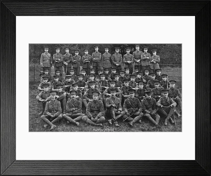 Framed Print : Officers Training Corps, Harrow School, WW1 Framed Print : Officers Training Corps, Harrow School, WW1